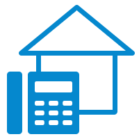 電話機を受け取る